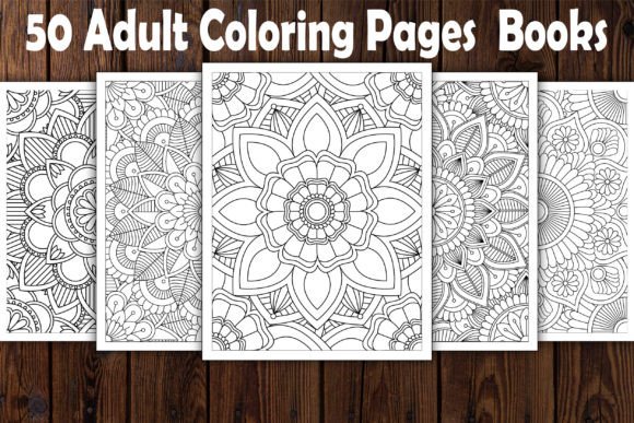 Download 50 Adult Coloring Pages Books - Color Collection