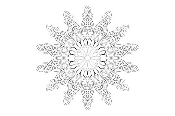 Download Vector Mandala Coloring Pages &amp; Books - Color Collection