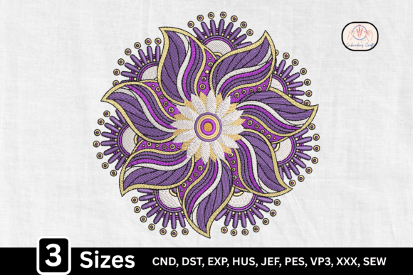 Download Floral Elegant Purple Mandala - Premium Resources