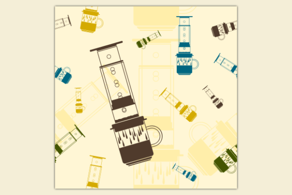 Download Aeropress Coffee Soft Color Pattern - Color Collection