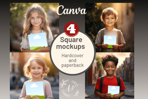 Download KDP Coloring Book Mockup - Child Model - Color Collection