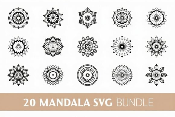 Download Elegant Mandala SVG Bundle - Elegant mandala Collection