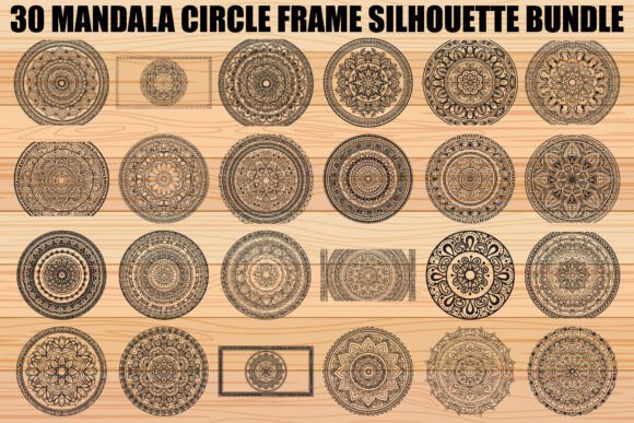 Download Mandala Circle Frame SVG Bundle - Premium Resources