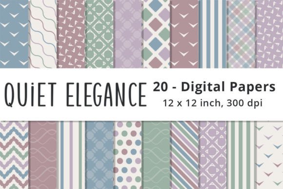 Download Seamless Muted Color Pattern Papers - Color Collection