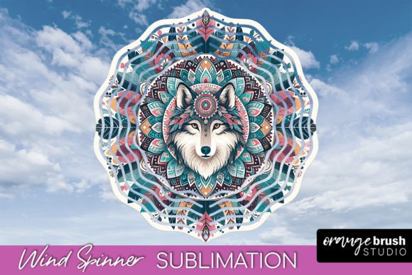 Download Boho Mandala Wind Spinner Sublimation - Sublimation Collection