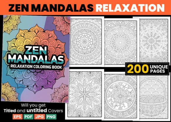 Download Zen Mandalas Coloring Pages Relaxation - Color Collection