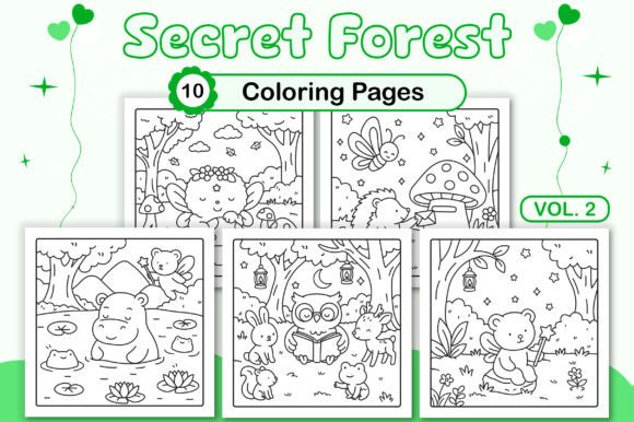 Download Secret Forest Coloring Pages Vol. 2 - Color Collection