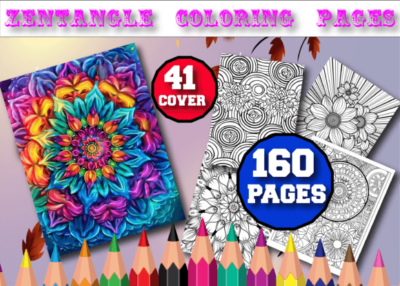 Download Zentangle Coloring Book for Adults - Color Collection