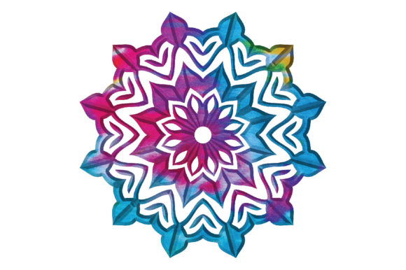 Download Tie Dye Floral Mandala Sublimation - Sublimation Collection