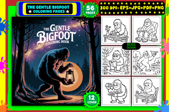 Download The Gentle Bigfoot Coloring Pages - Color Collection