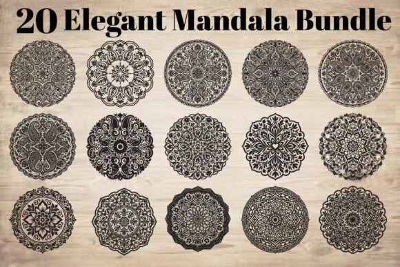 Download Elegant Mandala Bundle - Elegant mandala Collection