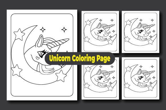 Download Unicorn Coloring Page,kdp Coloring Page - Color Collection