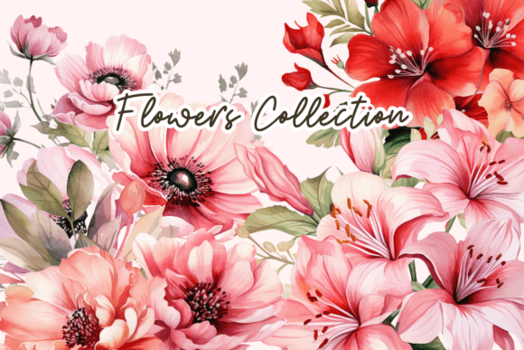 Download Petals Watercolor Lush Floral Collection - Color Collection