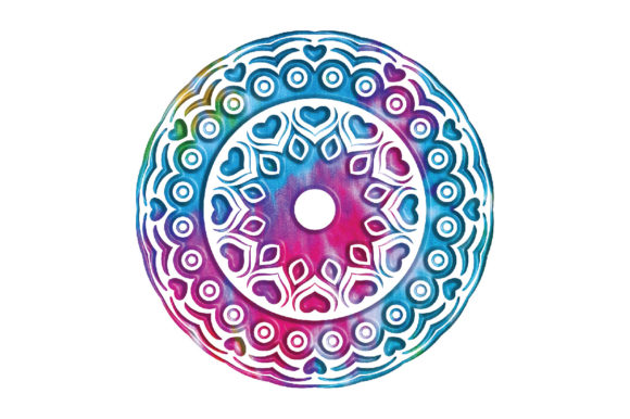 Download Tie Dye Floral Mandala Sublimation - Sublimation Collection