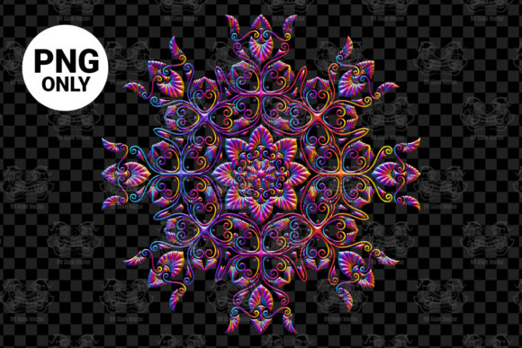 Download Colorful Floral Mandala Sublimation - Sublimation Collection