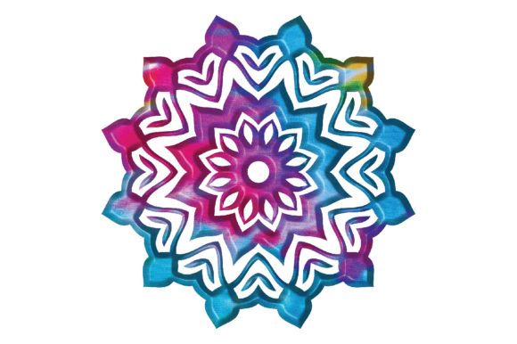 Download Tie Dye Floral Mandala Sublimation - Sublimation Collection