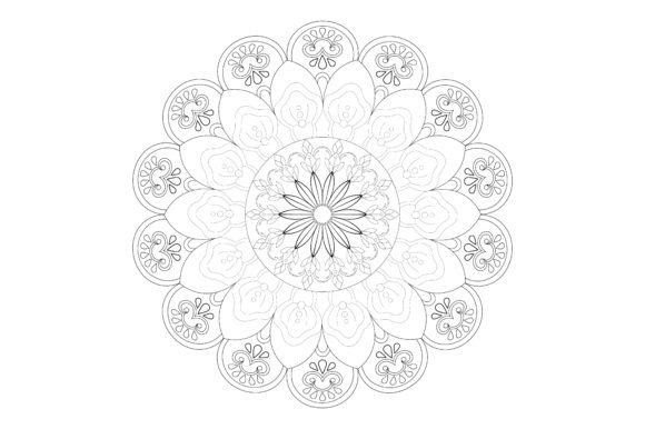 Download Vector Mandala Coloring Pages &amp; Books - Color Collection