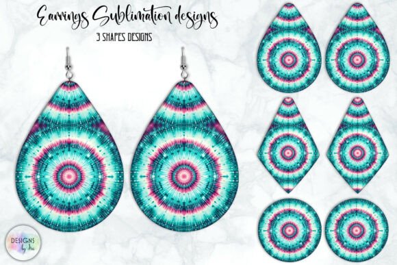 Download Boho Mandala Earrings Sublimation - Sublimation Collection